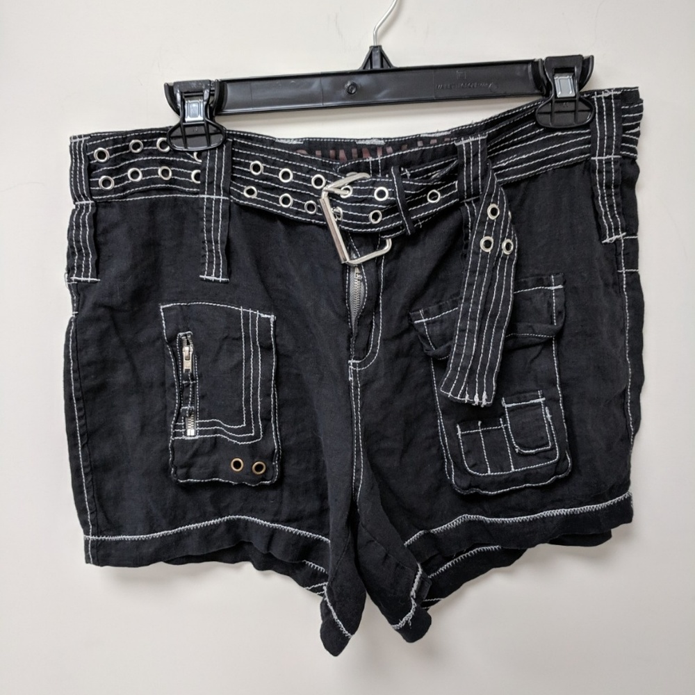 Johnny Was Ray Black Women's Cargo Shorts